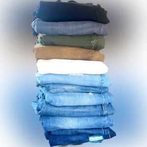 12 Women jeans size 8